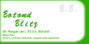 botond blitz business card
